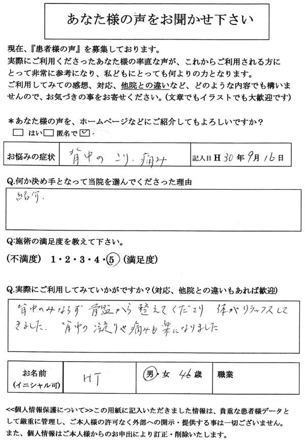 背中の重だるい肩こり長時間のパソコン入力