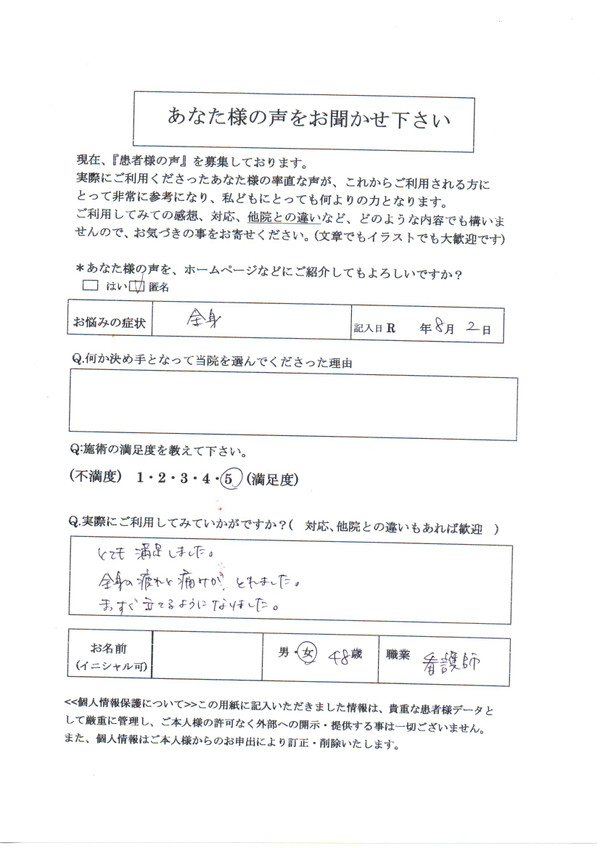 全身のしんどくてつらい腰痛骨盤矯正姿勢矯正