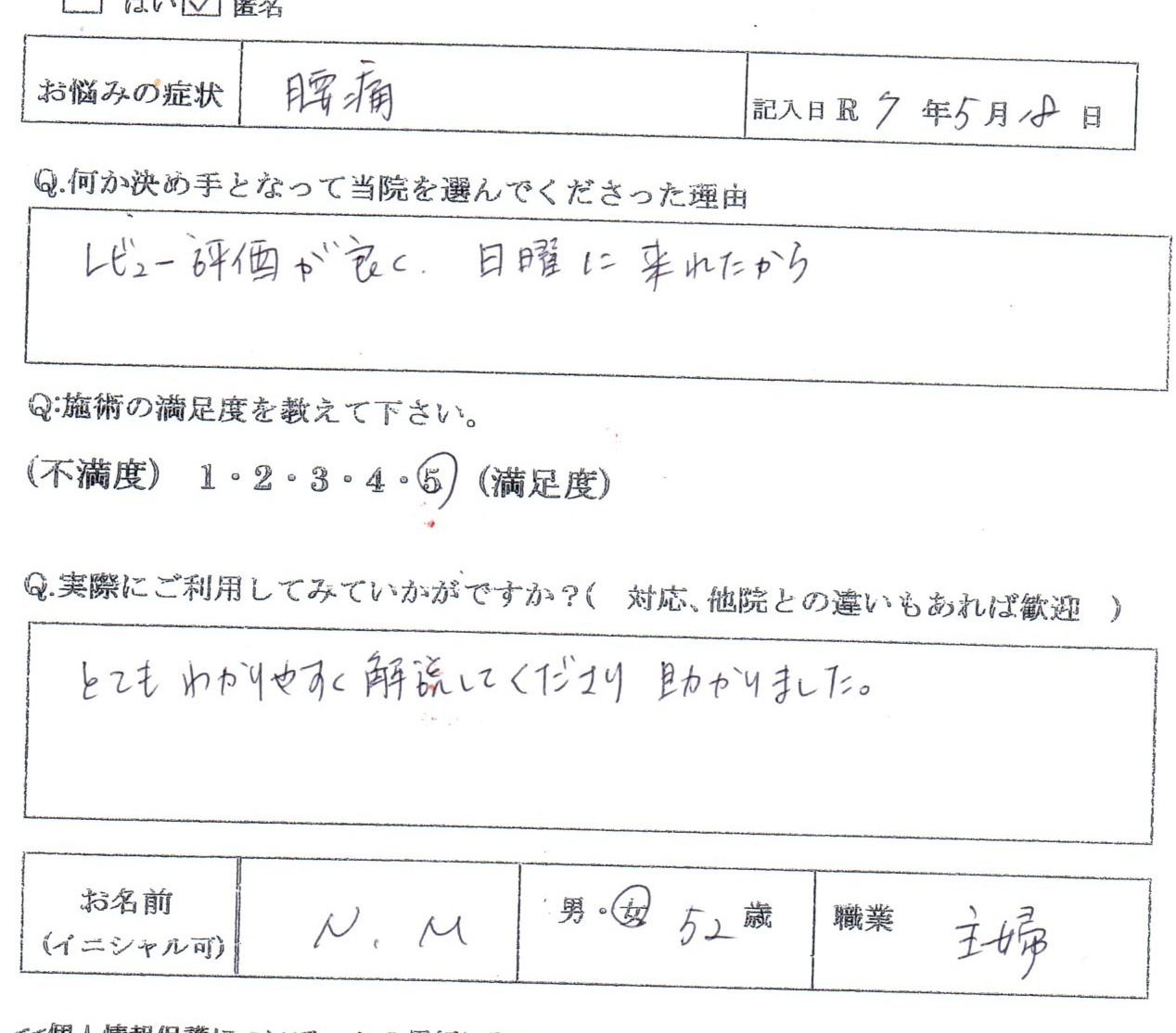 介護&重い物を持って腰痛 女性 主婦