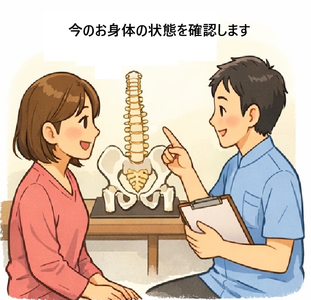 ぎっくり腰後、久しぶりのご来院。その時の身体に合わせた施術