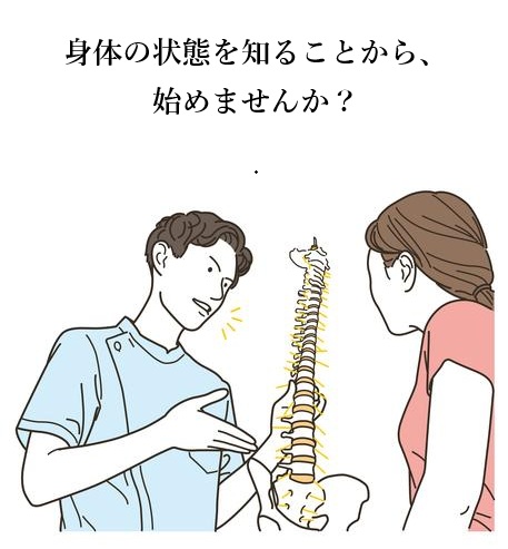 【お客様の口コミ】身体の状態を確認し、改善に向けた施術を